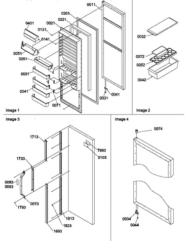 Refrigerator door & accessories