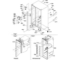 Amana SXD322L-P1305703WL cabinet parts diagram