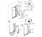Amana SXD322W-P1305703WW cabinet back diagram