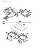 Shelving assemblies
