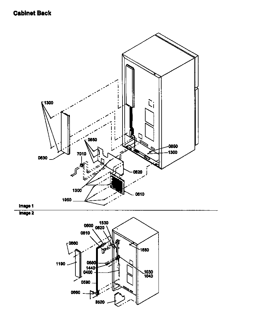 Cabinet back
