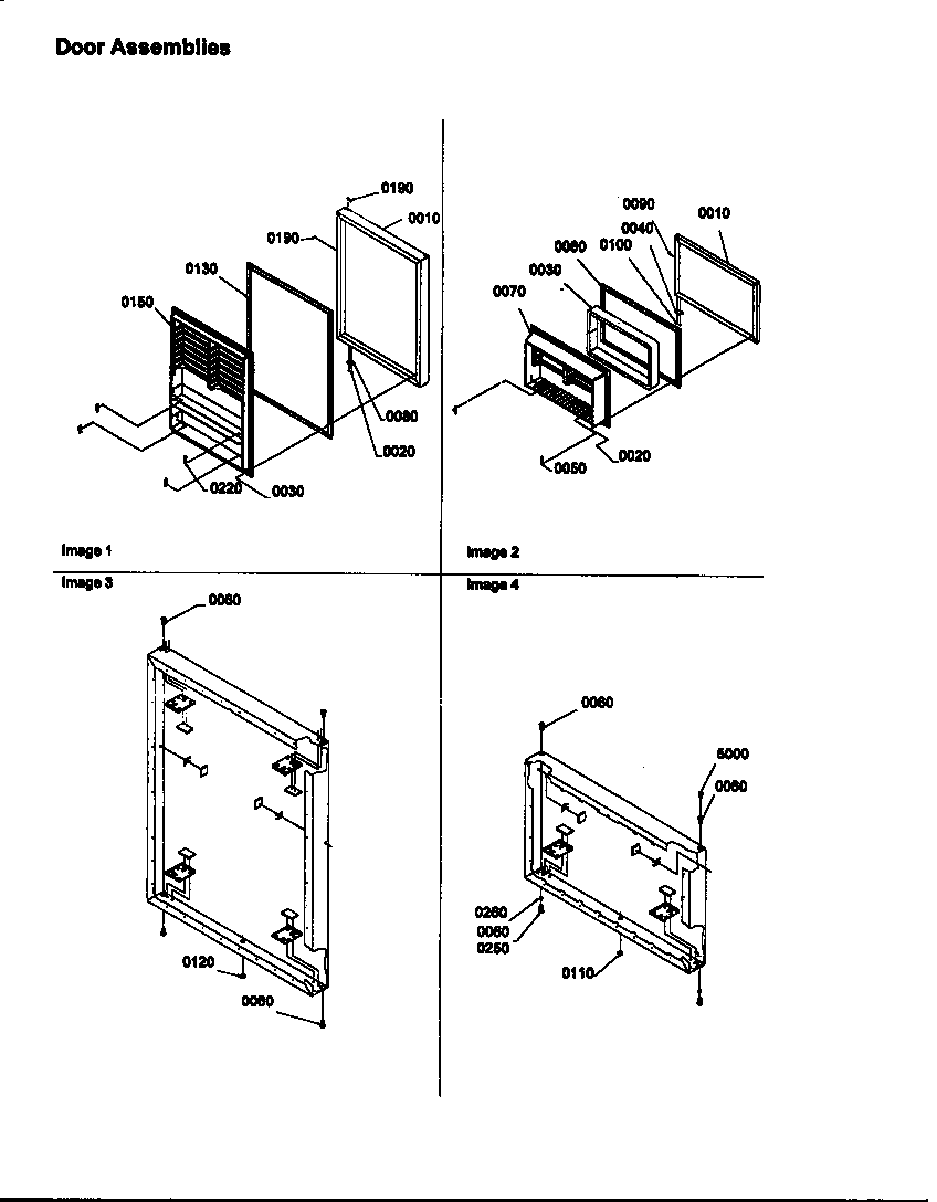 Door assemblies