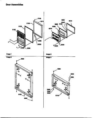 Door assemblies