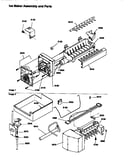Ice maker assembly and parts