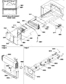 Evaporator and fan motor assemblies