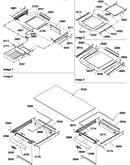 Shelving assemblies