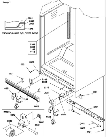 Ladders, lower cabinet and rollers