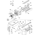 Amana TR18V1E-P1303104WE ice maker assembly and parts diagram