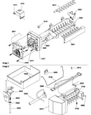 Ice maker assembly and parts