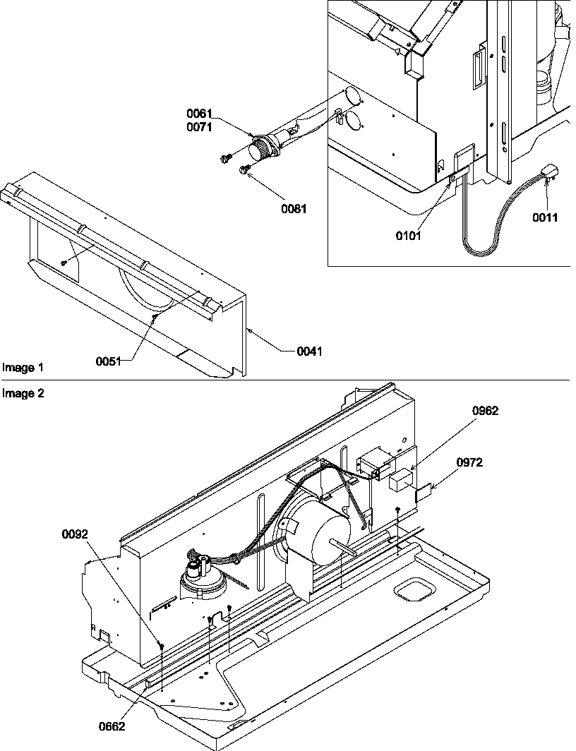 Heater shroud/power cord