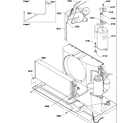 Amana PTC073A00GA/P1214120R compressor/tubing diagram