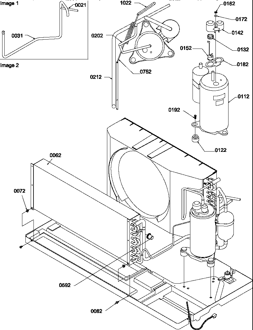 Compressor/tubing