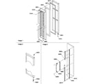 Amana SS25TL-P1194003WL freezer door diagram