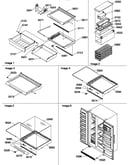 Deli, shelves, crisper assemblies & accessories