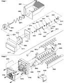 Ice bucket auger and ice maker parts