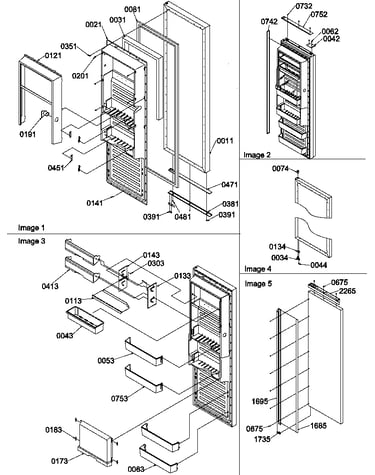 Refrigerator door