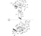 Amana SBI20S2W-P1190703WW ice maker/control assemblies diagram