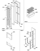 Freezer door and accessories