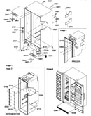 Cabinet parts and toe grille