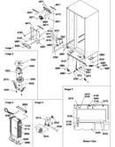 Drain system, rollers, and evaporator assy