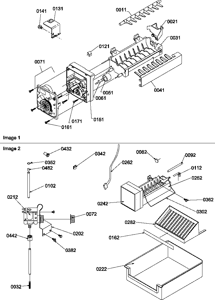 Ice maker parts and add on ice maker kit