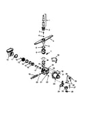 Motor-pump/water distribution components