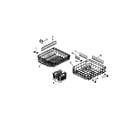 Amana ADU3000DWW-P1307515W rack assembly diagram