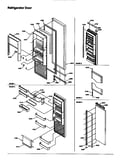 Refrigerator door