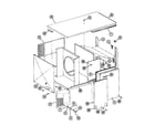 Amana EPH02400-1A/P67220-1C cabinet parts diagram