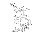 Amana EPH02400-1A/P67220-1C compressor diagram