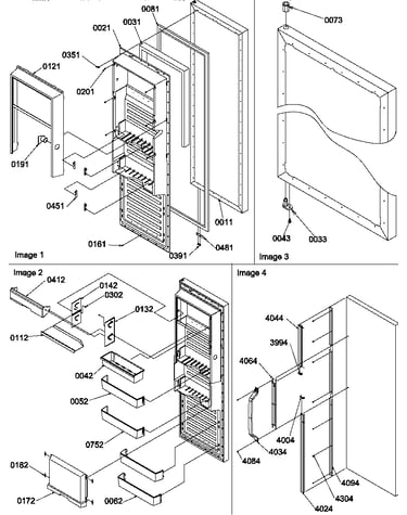 Refrigerator door