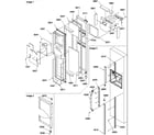 Amana SRD22S3E-P1190327WE freezer door diagram