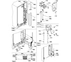 Amana SRD25S3W-P1190317WW cabinet back diagram