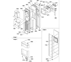 Amana SRDE528TBW-P1312602WW freezer door diagram