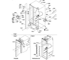 Amana SRDE528TBW-P1312602WW cabinet parts diagram