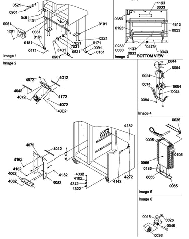 Drain systems, rollers, and evaporator assy