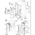 Amana SXD322W-P1313901WW cabinet parts diagram