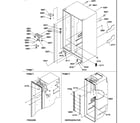 Amana SXD322L-P1313901WL cabinet parts diagram