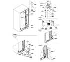 Amana SXD322W-P1313901WW cabinet back diagram