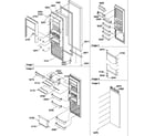 Amana SBDX520TW-P1313202WW refrigerator door diagram