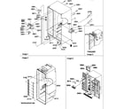 Amana SBDX520TW-P1313202WW cabinet parts and toe grille diagram