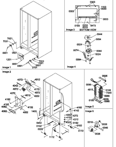 Rollers,hinges, and evaporator assemblies