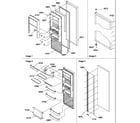 Amana SRD522TE-P1313301WE refrigerator door diagram