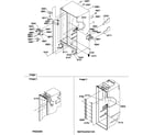 Amana SRD522TE-P1313301WE cabinet parts diagram