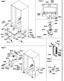 Drain systems, rollers, and evaporator assy