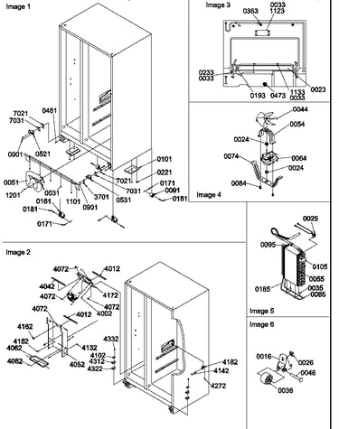 Drain systems, rollers, and evaporator assy