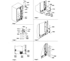 Amana SRD522TE-P1313301WE cabinet back diagram