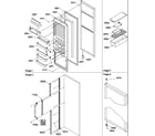 Amana SSD522TBW-P1313601WW refrigerator door and accessories diagram