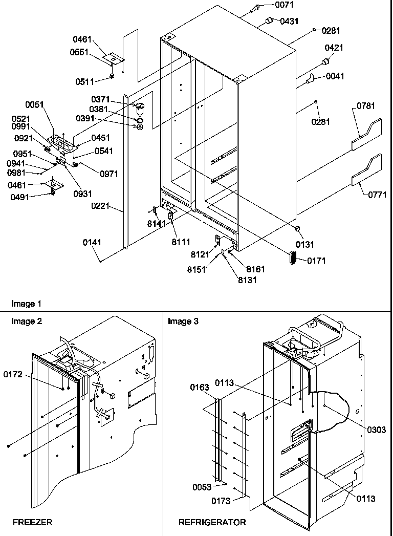 CABINET PARTS