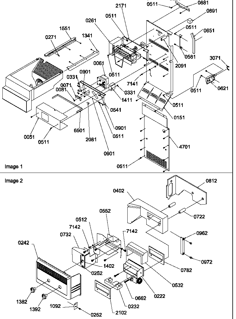 ICE MAKER/CONTROL ASSY